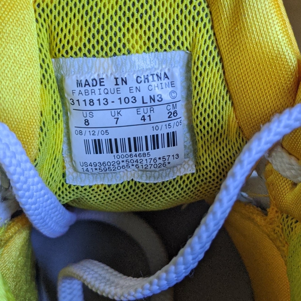 Air Jordan Melo 5.5 Maize 2005 Release sz 8 Men's - Picture 7 of 16